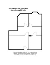 20121 Ventura Blvd, Woodland Hills, CA for rent Site Plan- Image 1 of 1