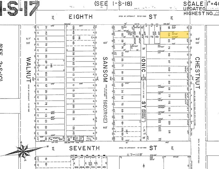 730 Chestnut St, Philadelphia, PA for sale - Plat Map - Image 2 of 5