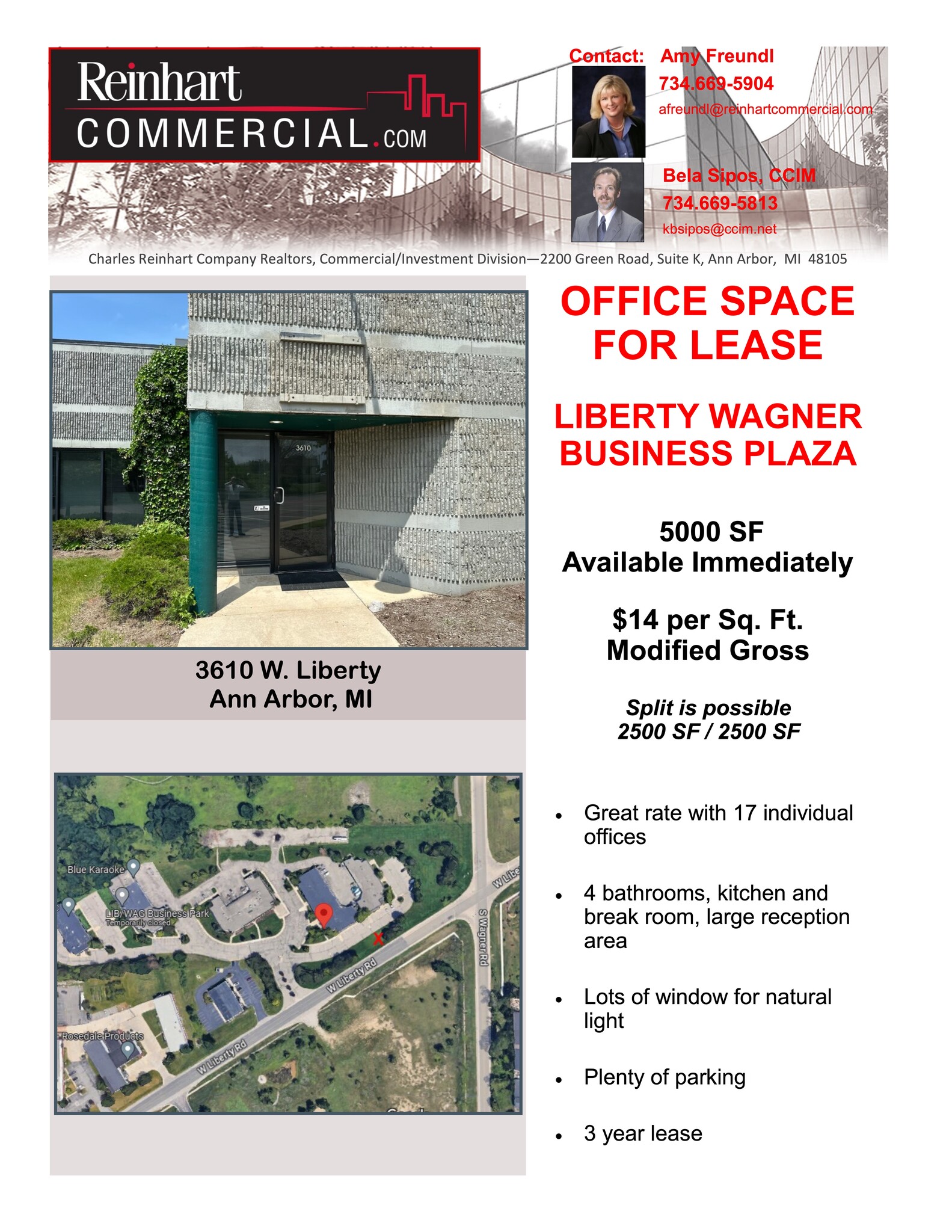 3610 W Liberty Rd, Ann Arbor, MI to rent Site Plan- Image 1 of 3