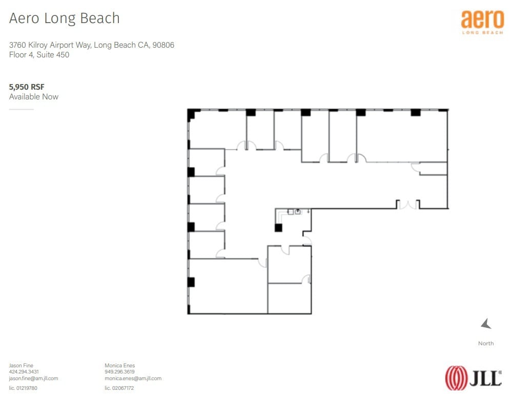 3900 Kilroy Airport Way, Long Beach, CA to rent Floor Plan- Image 1 of 1