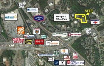 403 Westpark Ct, Peachtree City, GA - aerial  map view