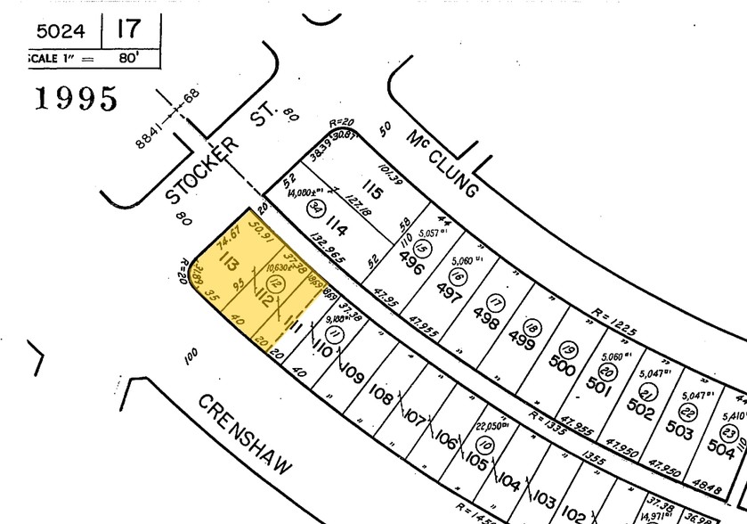 4200 Crenshaw Blvd, Los Angeles, CA for rent - Plat Map - Image 2 of 6