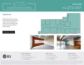 6725 W Sunset Blvd, Los Angeles, CA for rent Site Plan- Image 1 of 5