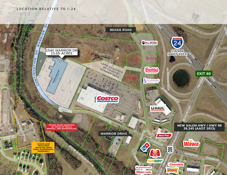 1540 Warrior Dr, Murfreesboro, TN for sale - Site Plan - Image 2 of 6