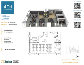 401 N Michigan Ave, Chicago, IL for rent Floor Plan- Image 2 of 2