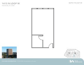 1415 North Loop W, Houston, TX for rent Floor Plan- Image 1 of 1