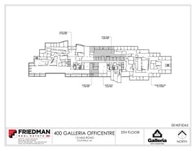 300 Galleria Officentre, Southfield, MI to rent Floor Plan- Image 2 of 2