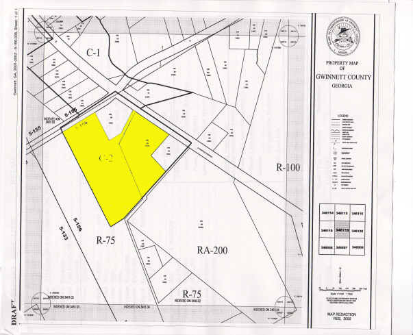 2715 Loganville Hwy, Loganville, GA for rent - Plat Map - Image 2 of 9