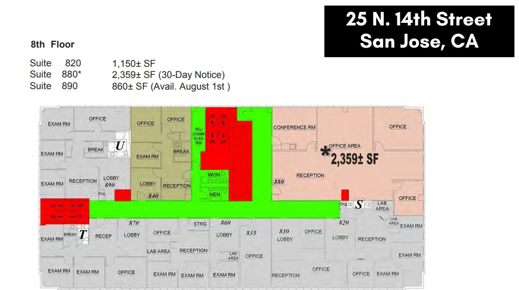 25 N 14th St, San Jose, CA to rent Floor Plan- Image 1 of 1
