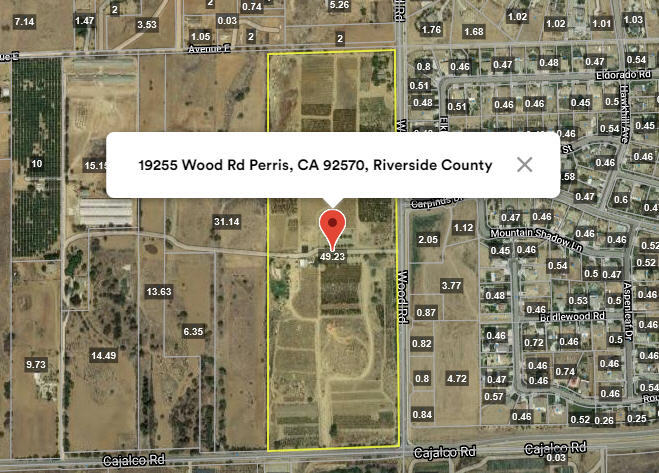 19255 Wood Rd, Perris, CA for sale - Primary Photo - Image 1 of 4