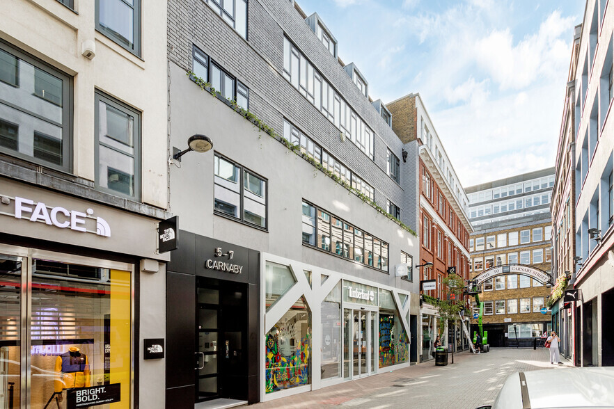 5-7 Carnaby St, London for rent - Building Photo - Image 1 of 4