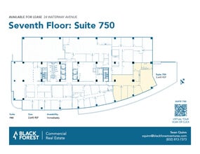 24 Waterway Ave, The Woodlands, TX to rent Floor Plan- Image 1 of 2
