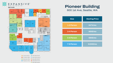 600 1st Ave, Seattle, WA for rent Floor Plan- Image 1 of 4