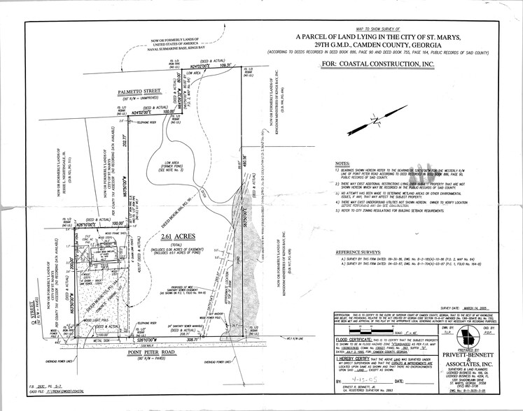 00 Point Peter Rd, Saint Marys, GA for sale - Site Plan - Image 2 of 2