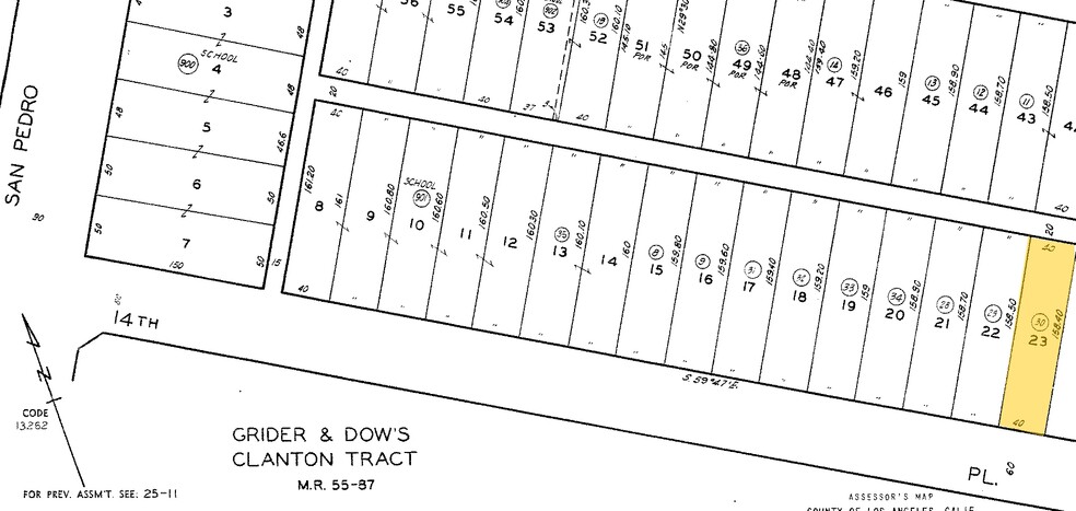 777 E 14th Pl, Los Angeles, CA for sale - Plat Map - Image 3 of 13