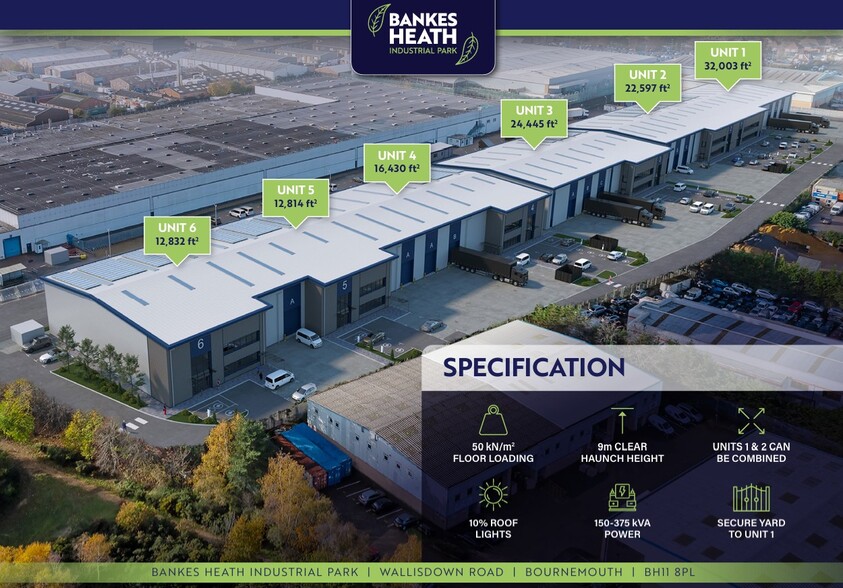 Wallisdown Rd, Bournemouth to rent - Aerial - Image 3 of 4