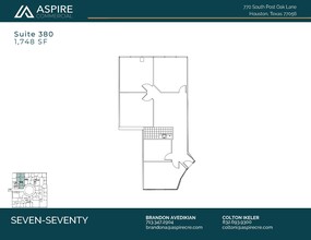 770 S Post Oak Ln, Houston, TX for rent Floor Plan- Image 1 of 2