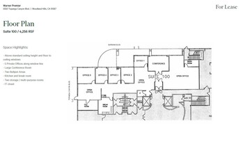 5550 Topanga Canyon Blvd, Woodland Hills, CA for rent Floor Plan- Image 1 of 1