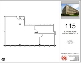 115 S Wilke Rd, Arlington Heights, IL for rent Floor Plan- Image 1 of 5