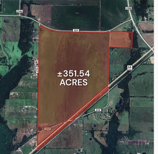 NWC of 66 and FM 2110 hwy, Greenville, TX for sale - Aerial - Image 2 of 2