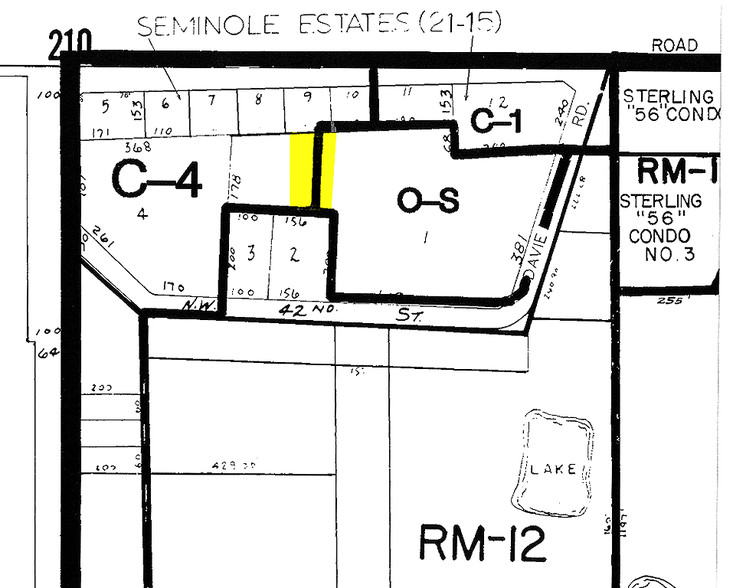 5890-5892 Stirling Rd, Hollywood, FL for sale - Plat Map - Image 2 of 10