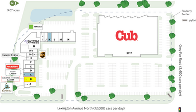 3673 Lexington Ave N, Arden Hills, MN for rent Site Plan- Image 2 of 2