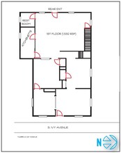 517 S Ivy Ave, Monrovia, CA for rent Site Plan- Image 1 of 2