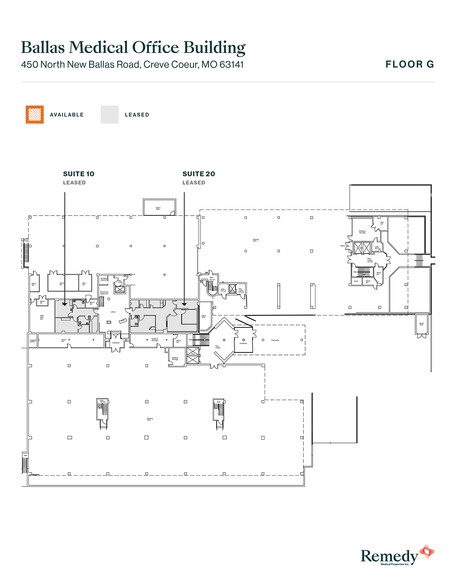 450 N New Ballas Rd, Creve Coeur, MO for rent - Floor Plan - Image 3 of 10