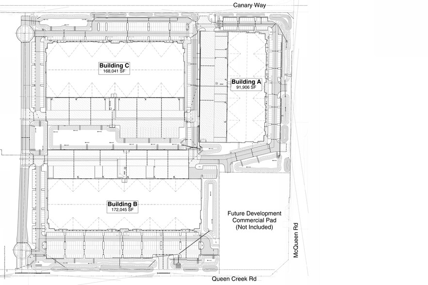 905 E Queen Creek Rd, Chandler, AZ for rent - Site Plan - Image 2 of 2