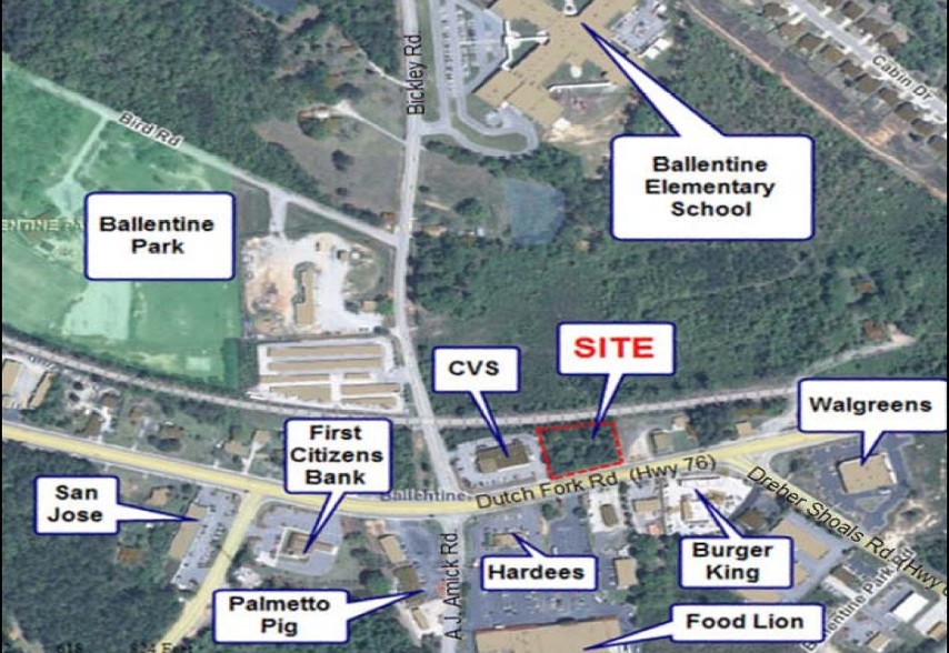 Dutch Fork Rd & Bickley R, Irmo, SC for sale - Building Photo - Image 1 of 1