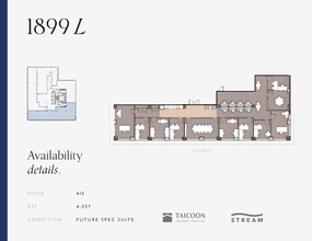 1899 L St NW, Washington, DC for rent Floor Plan- Image 2 of 2