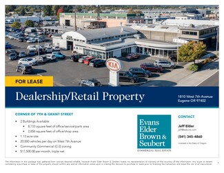 More details for 1810 W 7th Ave, Eugene, OR - Retail for Rent