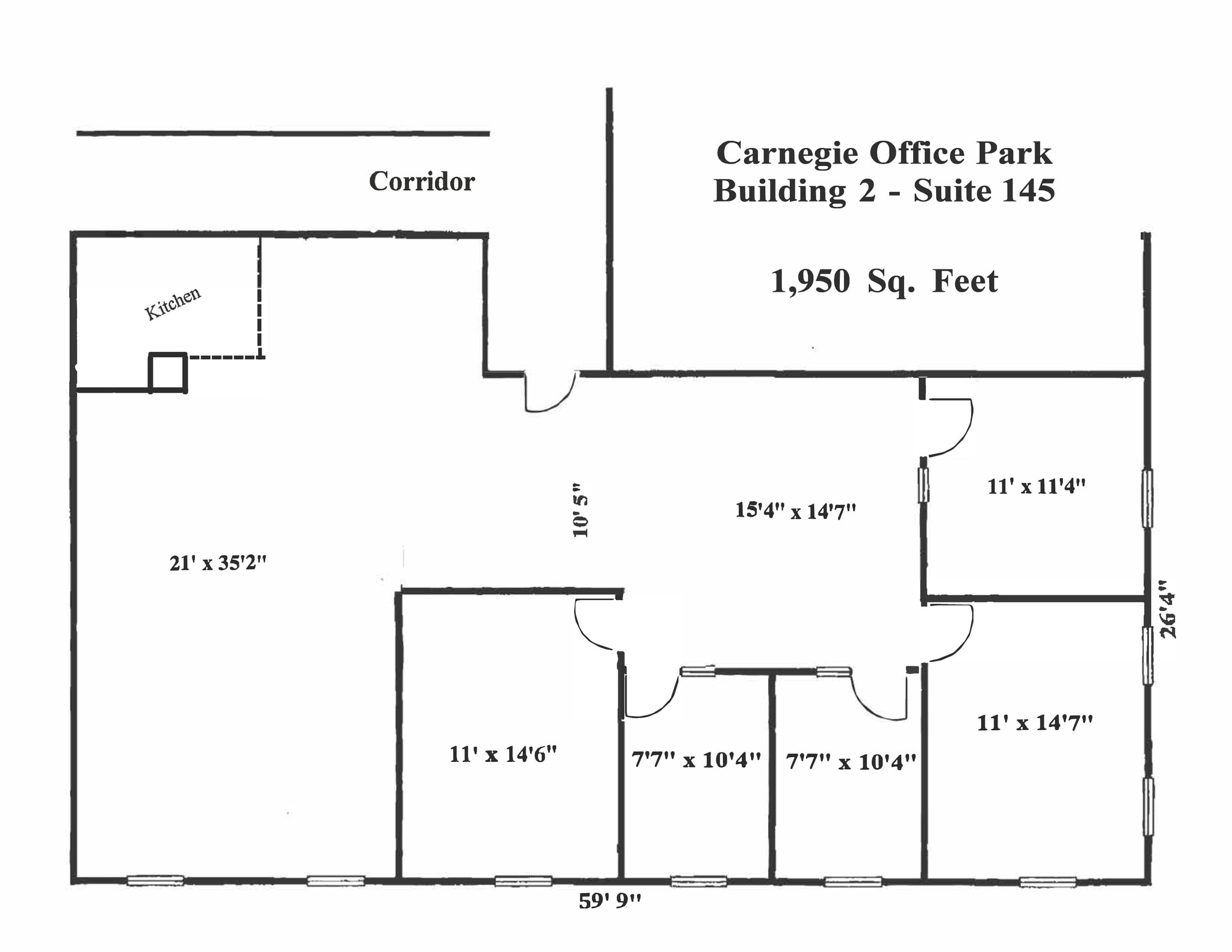 600 N Bell Ave, Carnegie, PA to rent Site Plan- Image 1 of 1