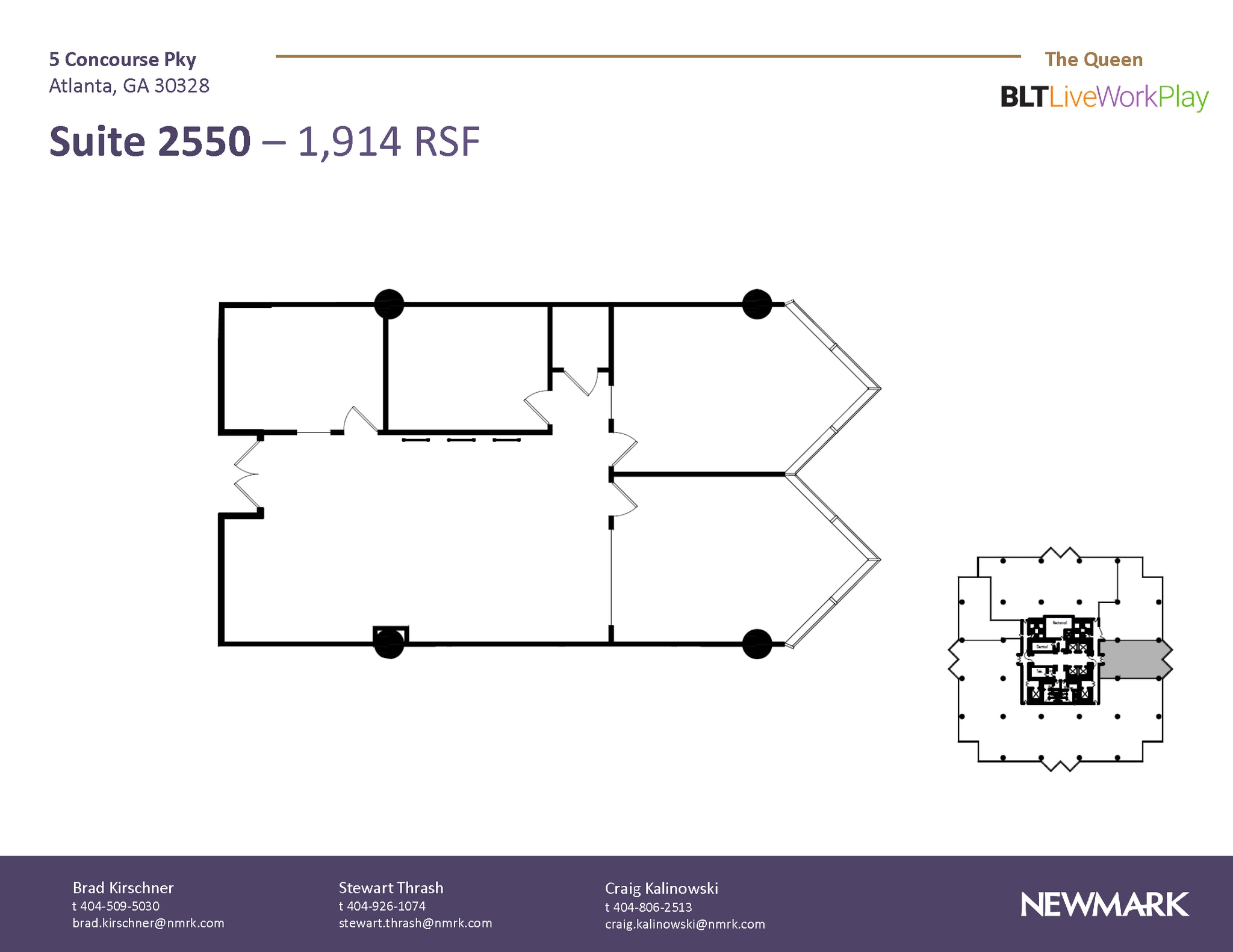 6 Concourse Pky NE, Atlanta, GA to rent Floor Plan- Image 1 of 1