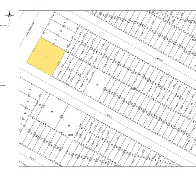 1961-1969 Adam Clayton Powell Jr Blvd, New York, NY for rent - Plat Map - Image 2 of 7