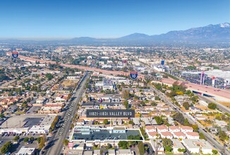 11821 Valley Blvd, El Monte, CA - aerial  map view