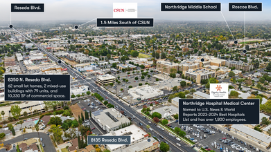 8135 Reseda Blvd, Reseda, CA - aerial  map view - Image1