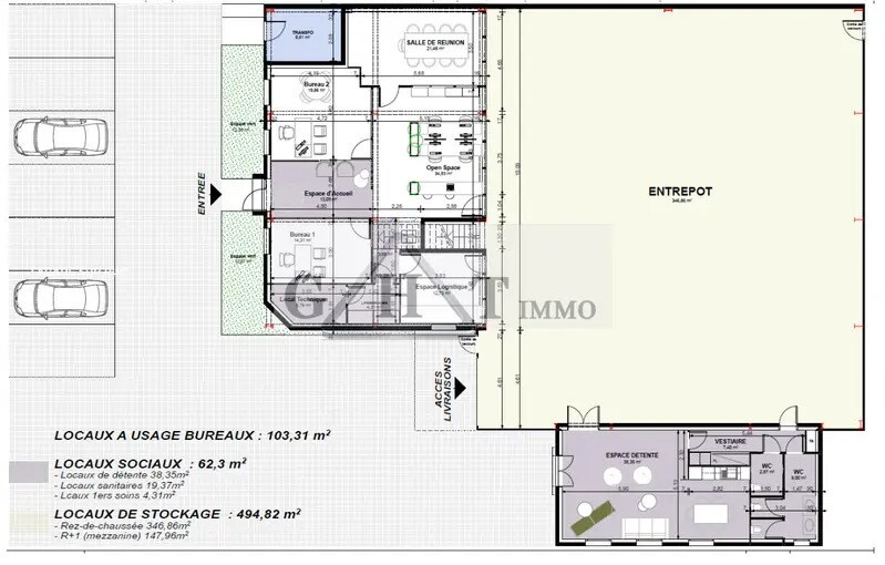 Industrial in Chilly-Mazarin to rent Floor Plan- Image 1 of 3