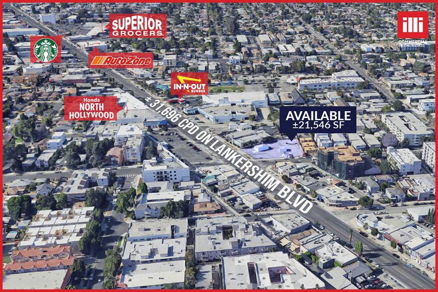 5802-5806 Lankershim Blvd, North Hollywood, CA for rent - Aerial - Image 1 of 5