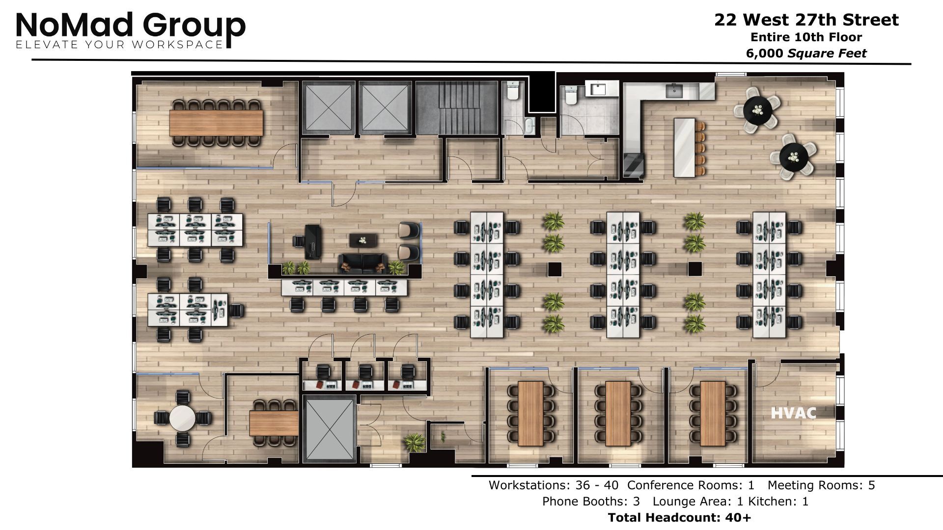 22 W 27th St, New York, NY for rent Floor Plan- Image 1 of 24