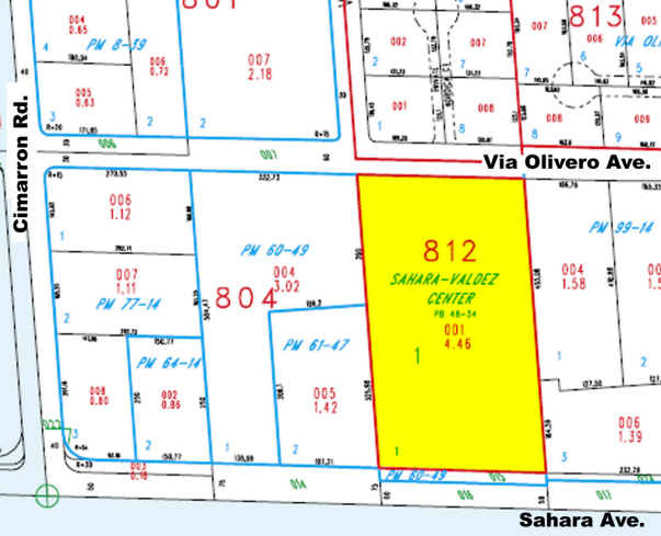 8064-8084 W Sahara Ave, Las Vegas, NV for rent - Plat Map - Image 3 of 30