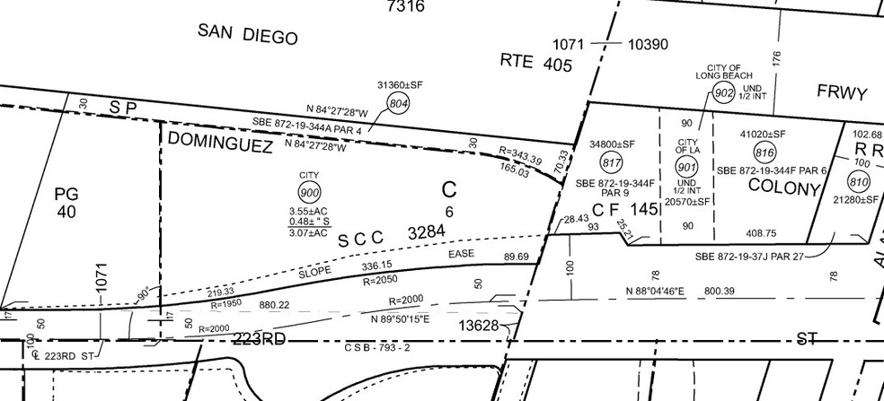 2403 E 223rd St, Carson, CA for sale - Plat Map - Image 2 of 2