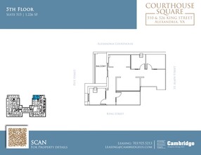 510-526 King St, Alexandria, VA for rent Floor Plan- Image 1 of 1