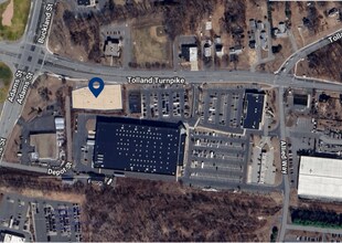 1076-1082 Tolland Tpke, Manchester, CT - AERIAL map view
