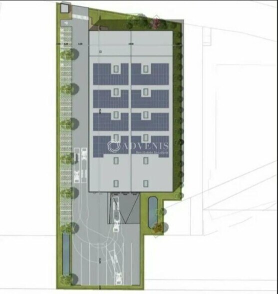 Light Industrial in Louvres for sale - Site Plan - Image 2 of 3