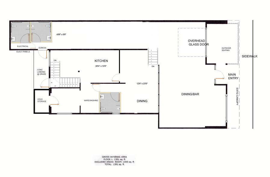 4609 E Colfax Ave, Denver, CO for rent - Floor Plan - Image 3 of 3