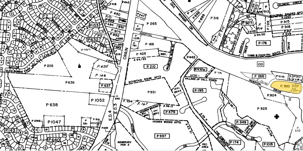 200 Hospital Dr, Glen Burnie, MD for rent - Plat Map - Image 3 of 5