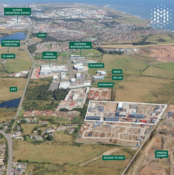 Marywell Commercial Park portfolio of 10 properties for sale on LoopNet.co.uk - Aerial - Image 2 of 10