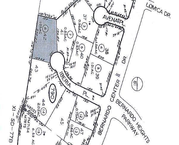 11610 Iberia Pl, San Diego, CA for rent - Plat Map - Image 2 of 9