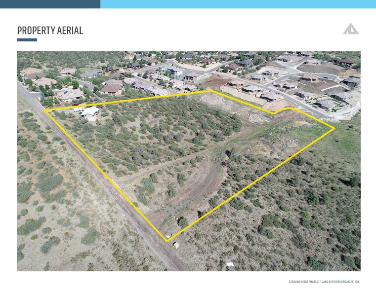 0 Tamarack & Delano, Prescott, AZ for sale - Aerial - Image 3 of 4